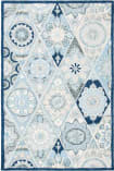 Safavieh Suzani Szn502M Blue / Ivory Area Rug