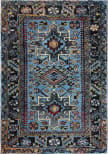 Safavieh Vintage Hamadan Vth211M Light Blue / Black Area Rug