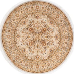 Discover Round Wool Rug Hector Beige in various sizes