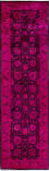 Solo Rugs Fine Vibrance  3'1''x11' Runner Rug