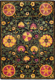 Solo Rugs Suzani  4' 3'' x 6' Rug