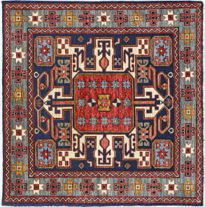 K0049480 Patchwork Hand-Knotted Turkish Rug - 9' 9 x 13' 3 (117