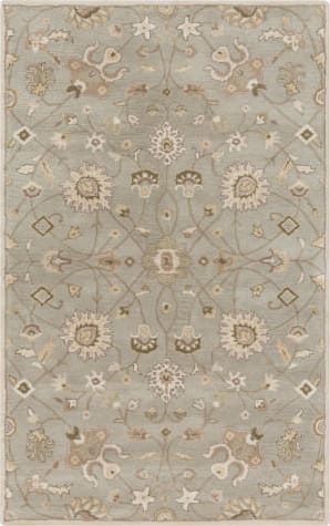 Surya Caesar Ink Beige Sea Foam Wool Square Area Rug - 8x8