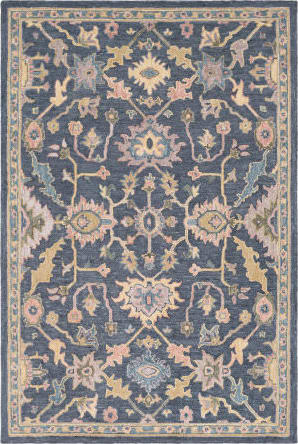 Noori Rug Karabag Socorro Rug - Brown/Blue 4'2 x 6'0