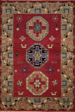 Tibet Rug Company Soumak Kazak Design 4 Area Rug