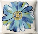 Trans-Ocean Visions Iii Pillow Daisy 314904 Aqua