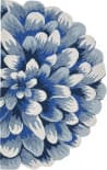 Trans-Ocean Frontporch Mum 1828/03 Blue Area Rug