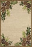 Trans-Ocean Ravella Forest Border 2307/12 Natural Area Rug