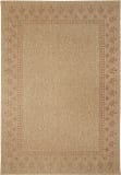 Trans-Ocean Sahara Block Print Border 7188/14 Terracotta Area Rug