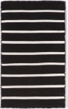 Trans-Ocean Sorrento Pinstripe Black Area Rug