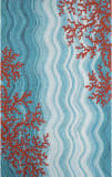 Trans-Ocean Visions Iv Coral Reef 3255/03 Water Area Rug