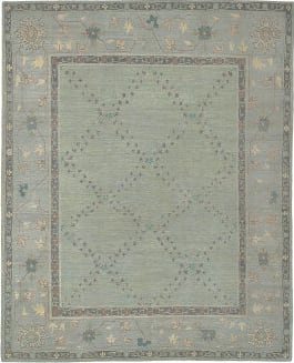 Light Blue 6' x 9' Safavieh Tibetan Collection TB654A Hand-Knotted Modern Premium Linen Area Rug Bark Light Blue 6' x 9' Safavieh Tibetan Collection TB654A Hand-Knotted Modern Premium Linen Area Rug Bark