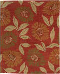 Tufenkian Tibetan Flower Power Cinnamon Stick Area Rug