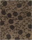 Tufenkian Tibetan Peony Wood Smoke Area Rug