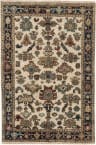Tufenkian Knotted Ivory/Navy 4' x 6' Rug