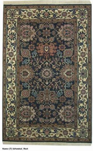 Org Nuance Sultanabad Black Beige Last Chance Rug Studio