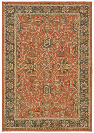 Oriental Weavers Toscana 9537C Orange Blue Area Rug – Incredible