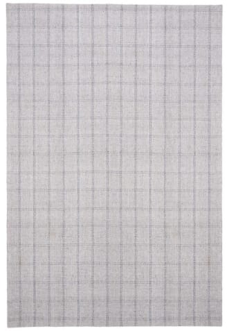 Lauren Ralph Lauren Tamworth Check Lrl6450C Silver | Rug Studio