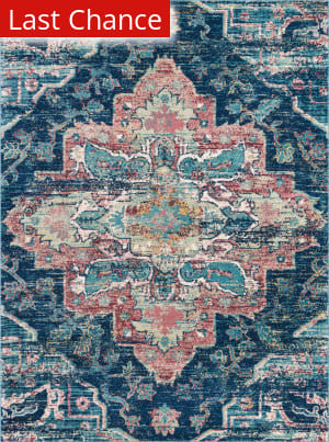 Navy And Pink At Rug Studio