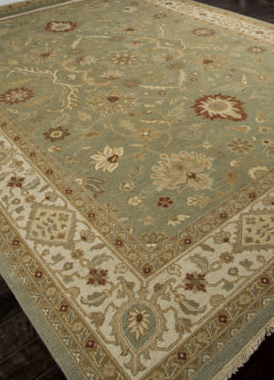 Green Hand Knotted Rugs At Rug Studio