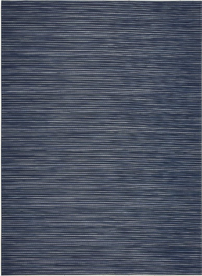 Chilewich Woven Rib Weave Indigo | Rug Studio