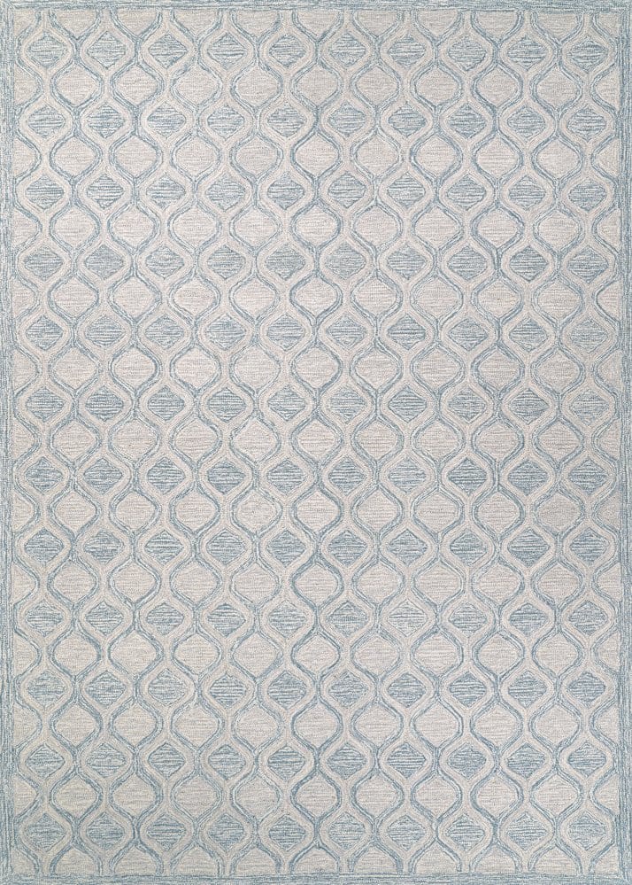 Couristan Silverthorne Mosaic Cornflower | Rug Studio