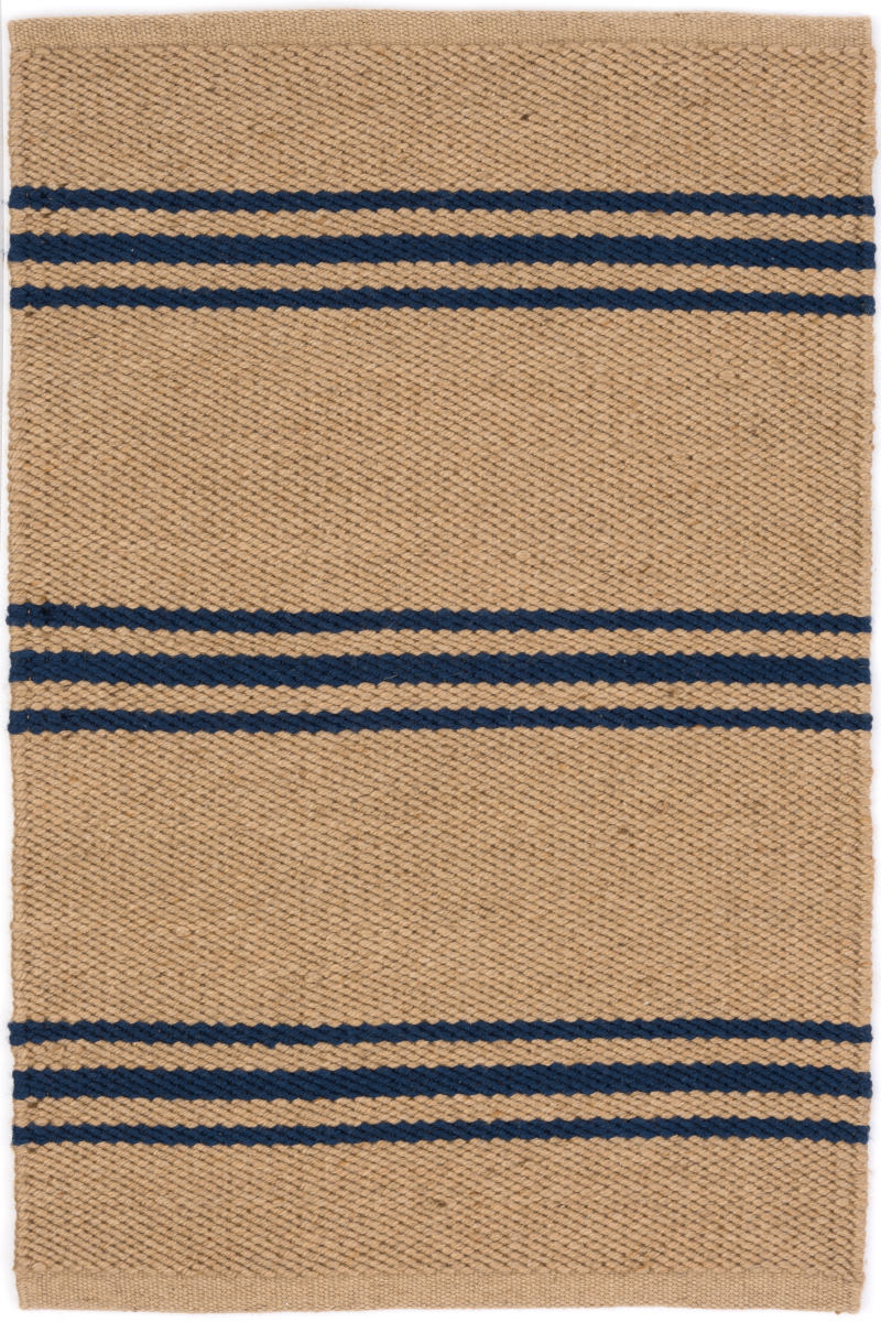Dash And Albert Lexington Rdb338 Navy Camel Rug Studio