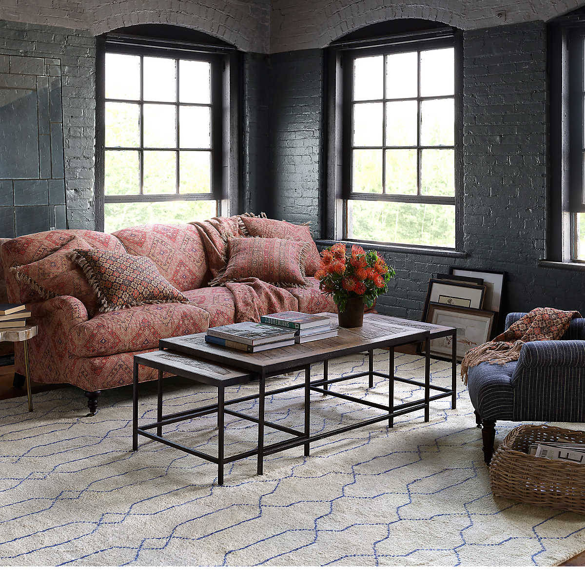 Dash And Albert Massena 110845 Indigo Rug Studio