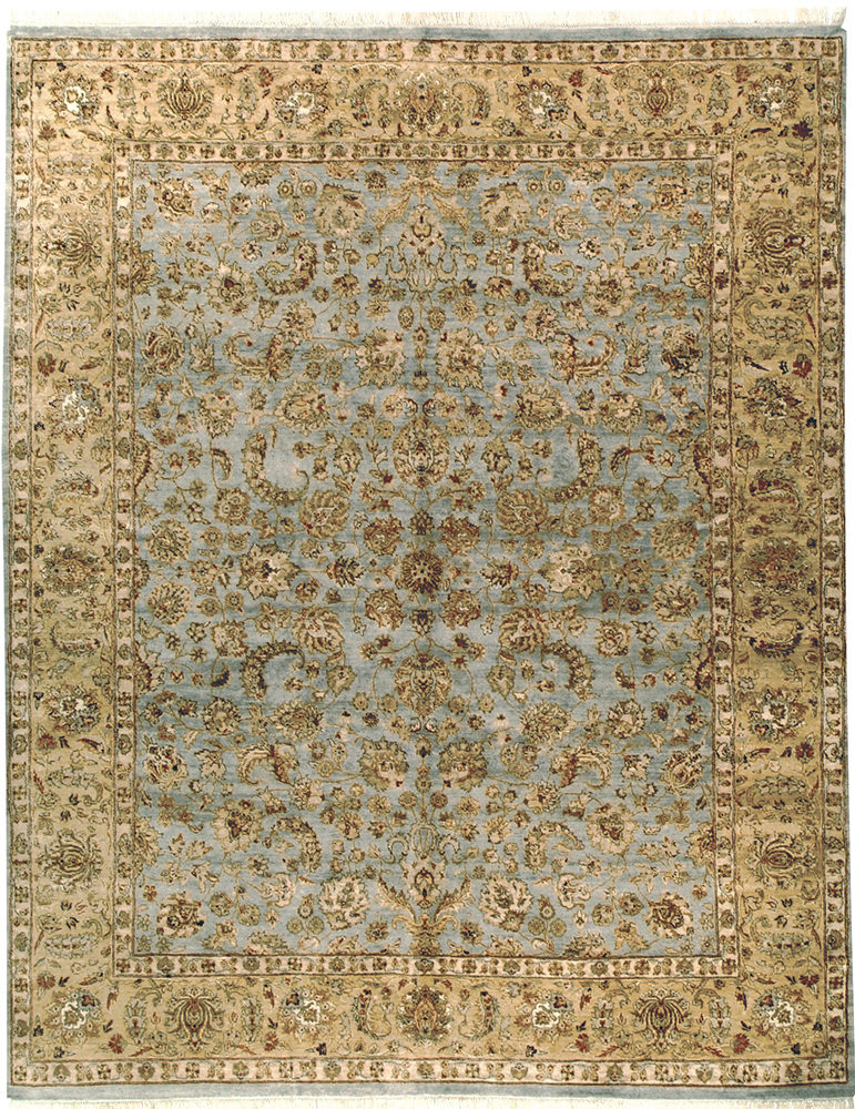 Due Process Kashmir Kashan Light Blue Gold Rug Studio - Light Blue And Gold Area Rug Due Process Kashmir Kashan Light Blue Gold Rug Studio - Light Blue And Gold Area Rug