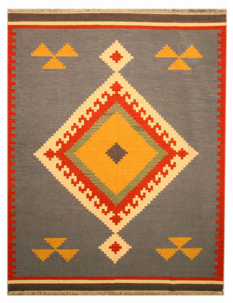 Eastern Rugs Tribal Dn6mu Blue Area Rug 142896