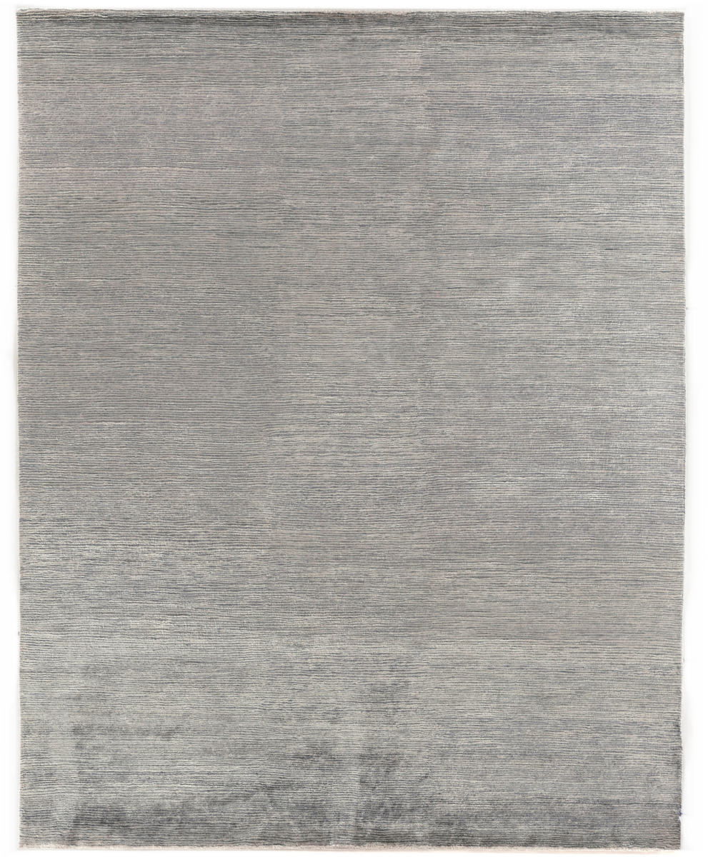 Exquisite Rugs Crush Hand Knotted 3300 Ivory Aqua Rug Studio