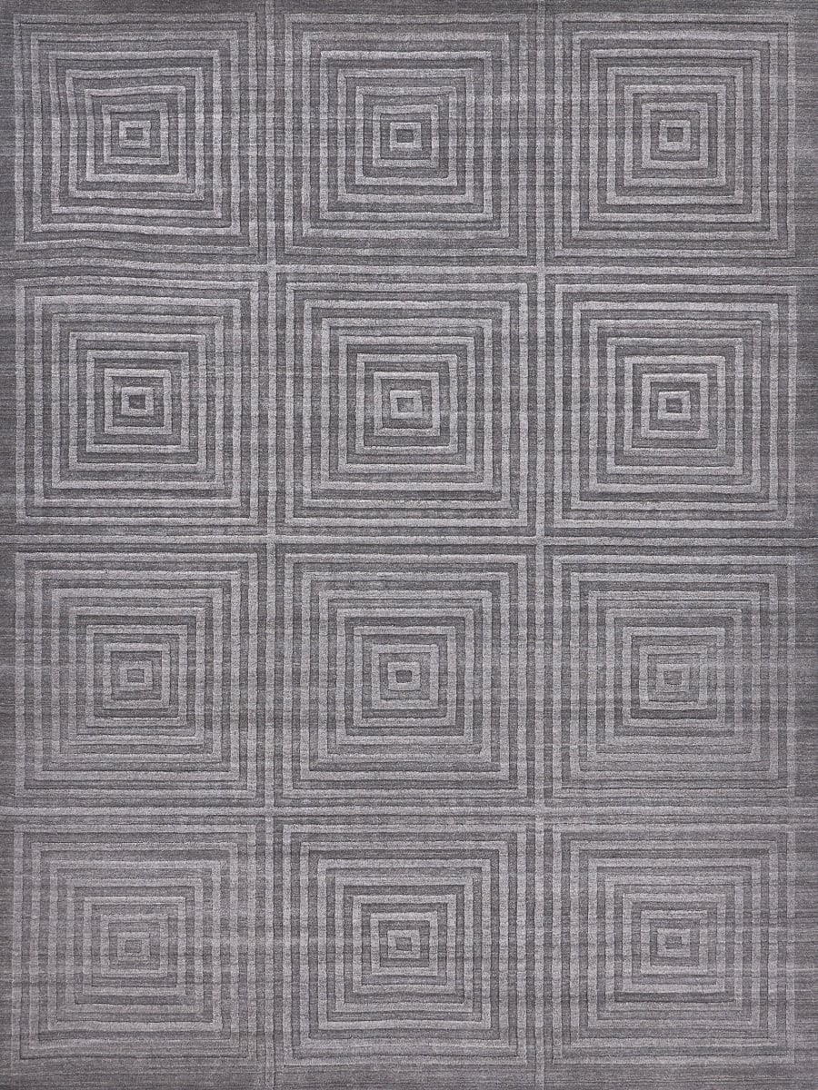 Exquisite Rugs Castelli Hand Woven 3974 Gray Rug Studio