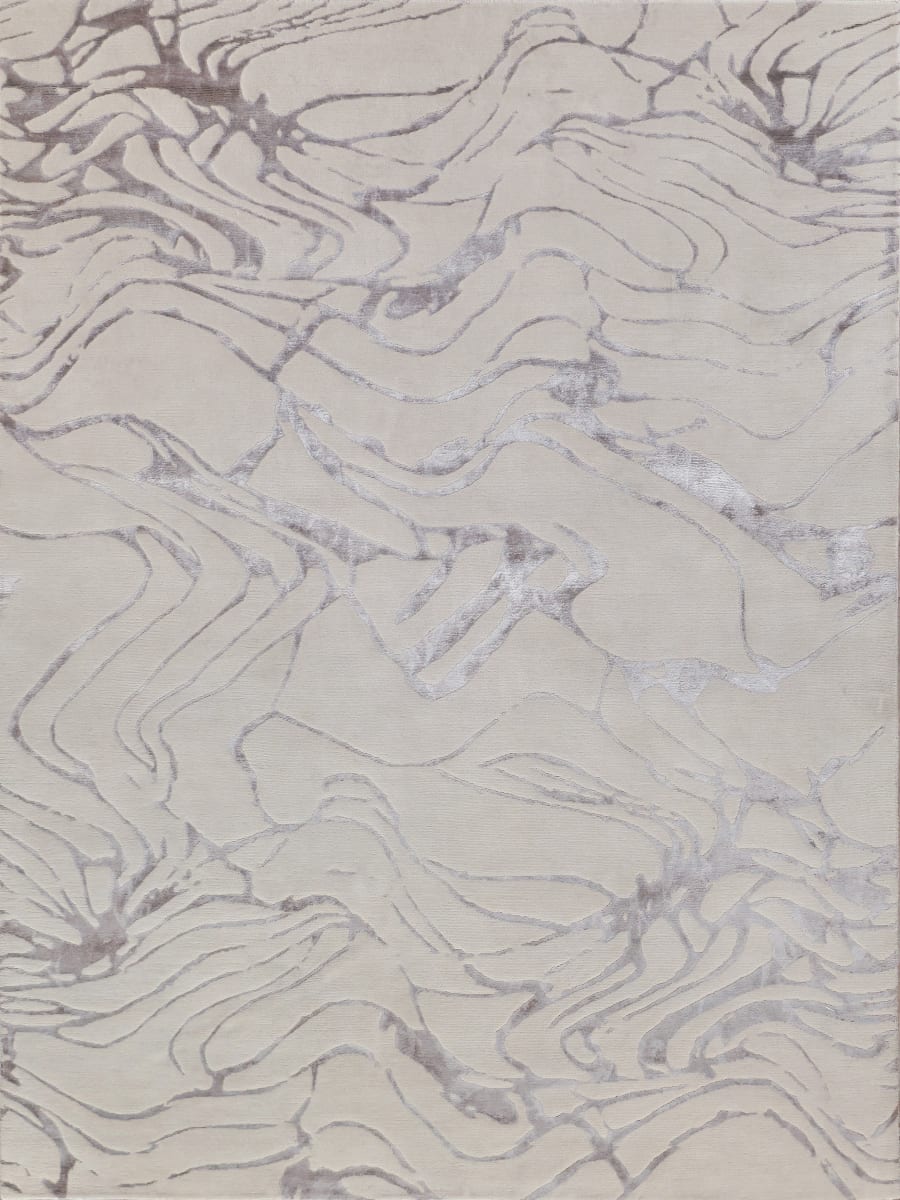 Exquisite Rugs Aries Hand Knotted 4911 Silver | Rug Studio