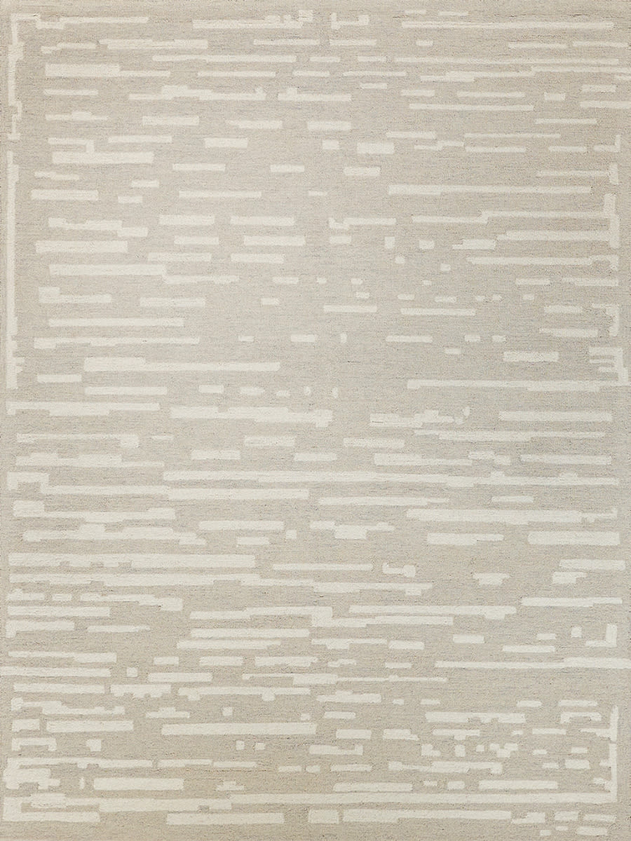 Silver Color Rug Exquisite Rugs Carmel Hand Tufted 6860 Silver - Ivory | Rug Studio