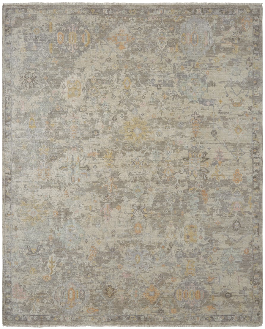 Famous Pattern Rug Amberly 1001288 Grey | Rug Studio