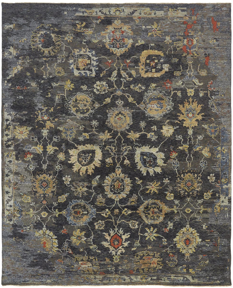 Maker Style Rugs Caprese 100931 Vintage Charcoal - Multi | Rug Studio