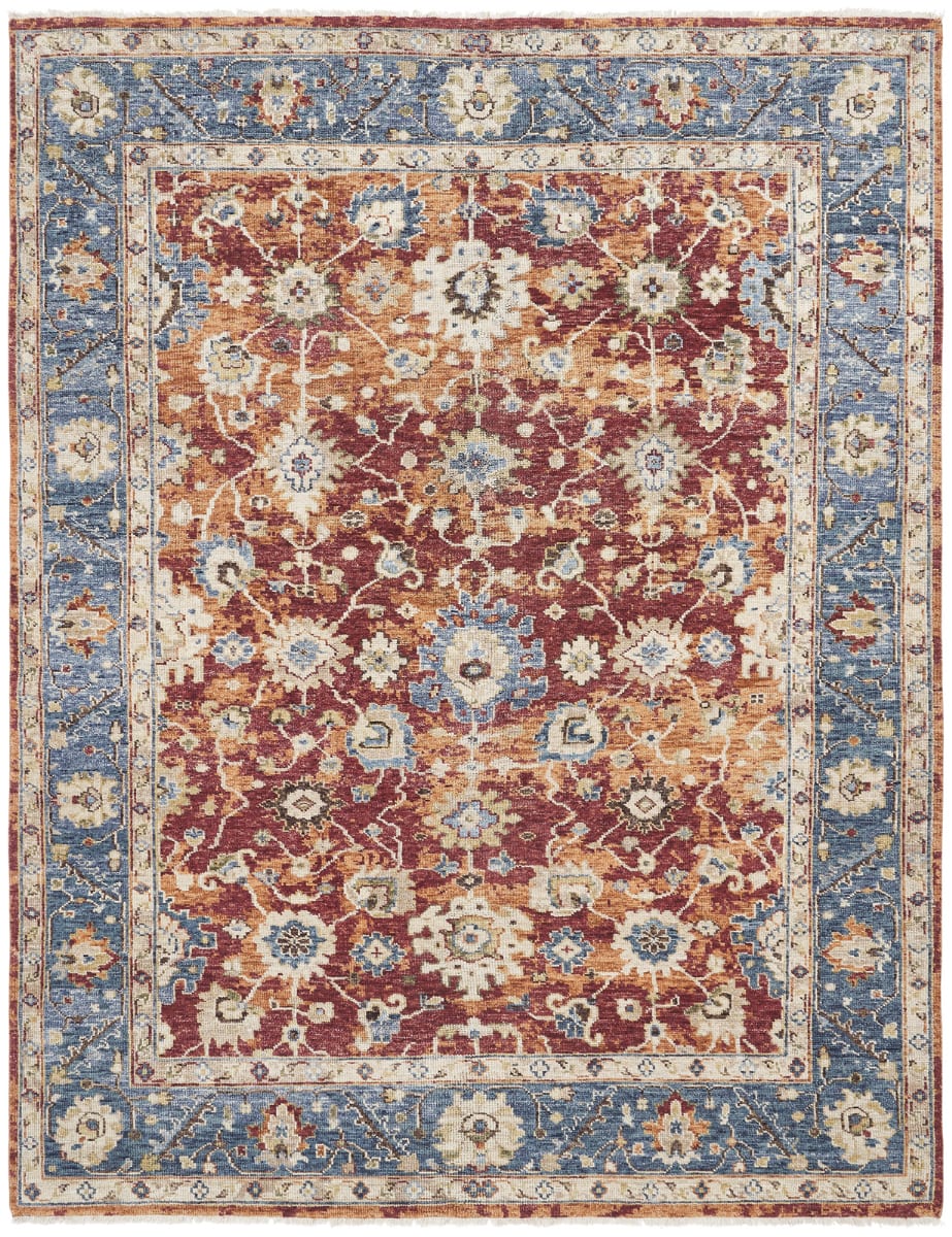 Famous Maker Kenapa 100196 Spicy Red | Rug Studio