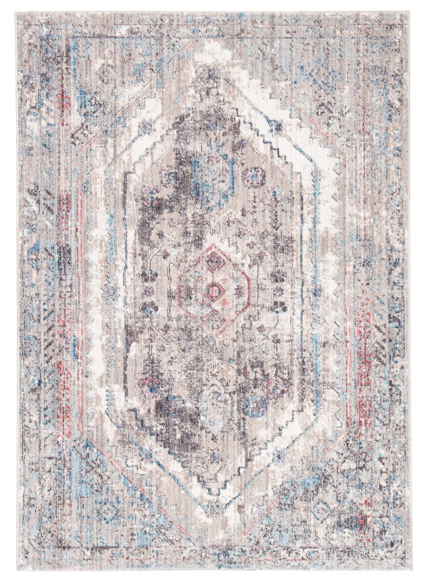 Famous Maker Ostia Navi Ost 1050 Gray Pink Rug Studio