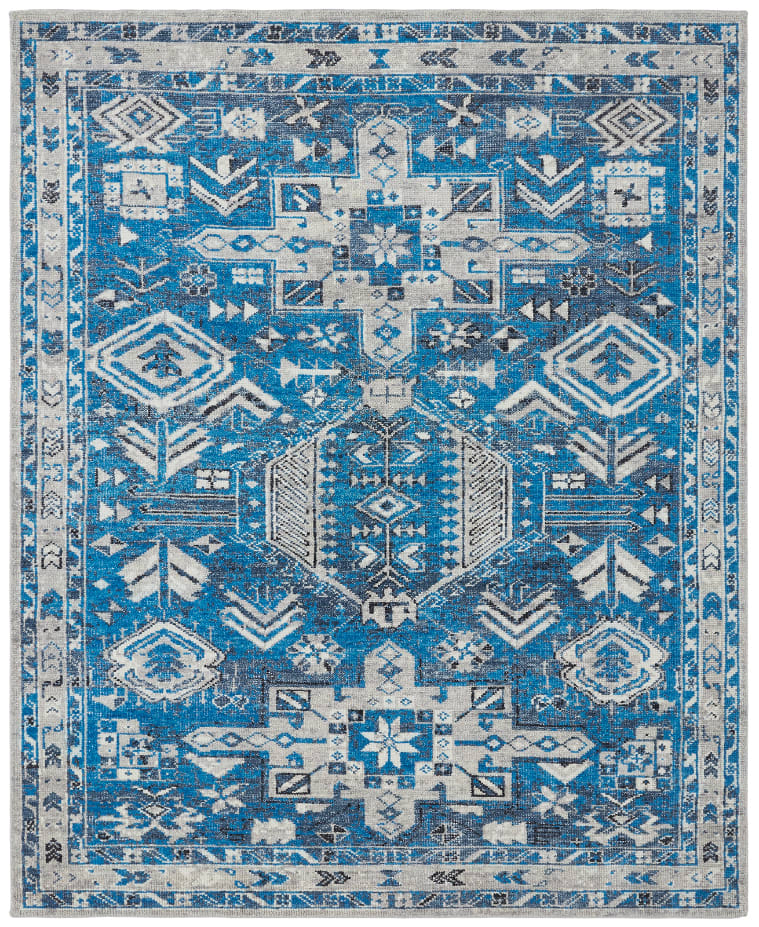 Maker Style Rugs Famous Maker Taylor 100664 Azure - Dove | Rug Studio