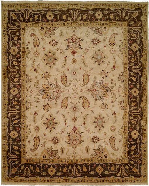 Kalaty Oushak Ou-418 Ivory-Brown Area