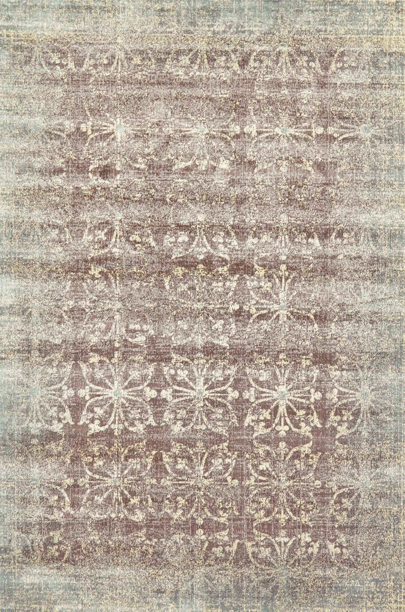 Fiona Design Rug Steel Pattern Feizy Fiona 3267f Smoke | Rug Studio