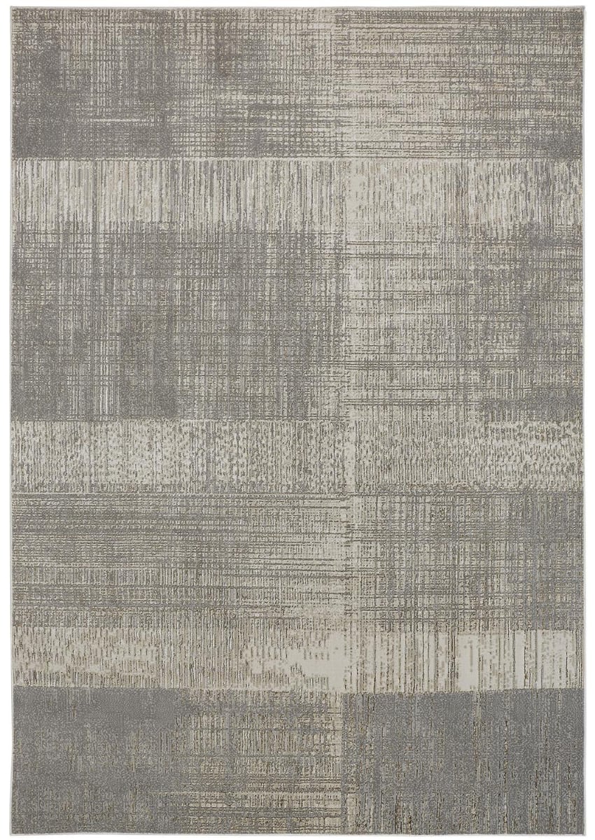 Feizy Rugs Aura 10' x 13'2 Beige and Gray Area Rug