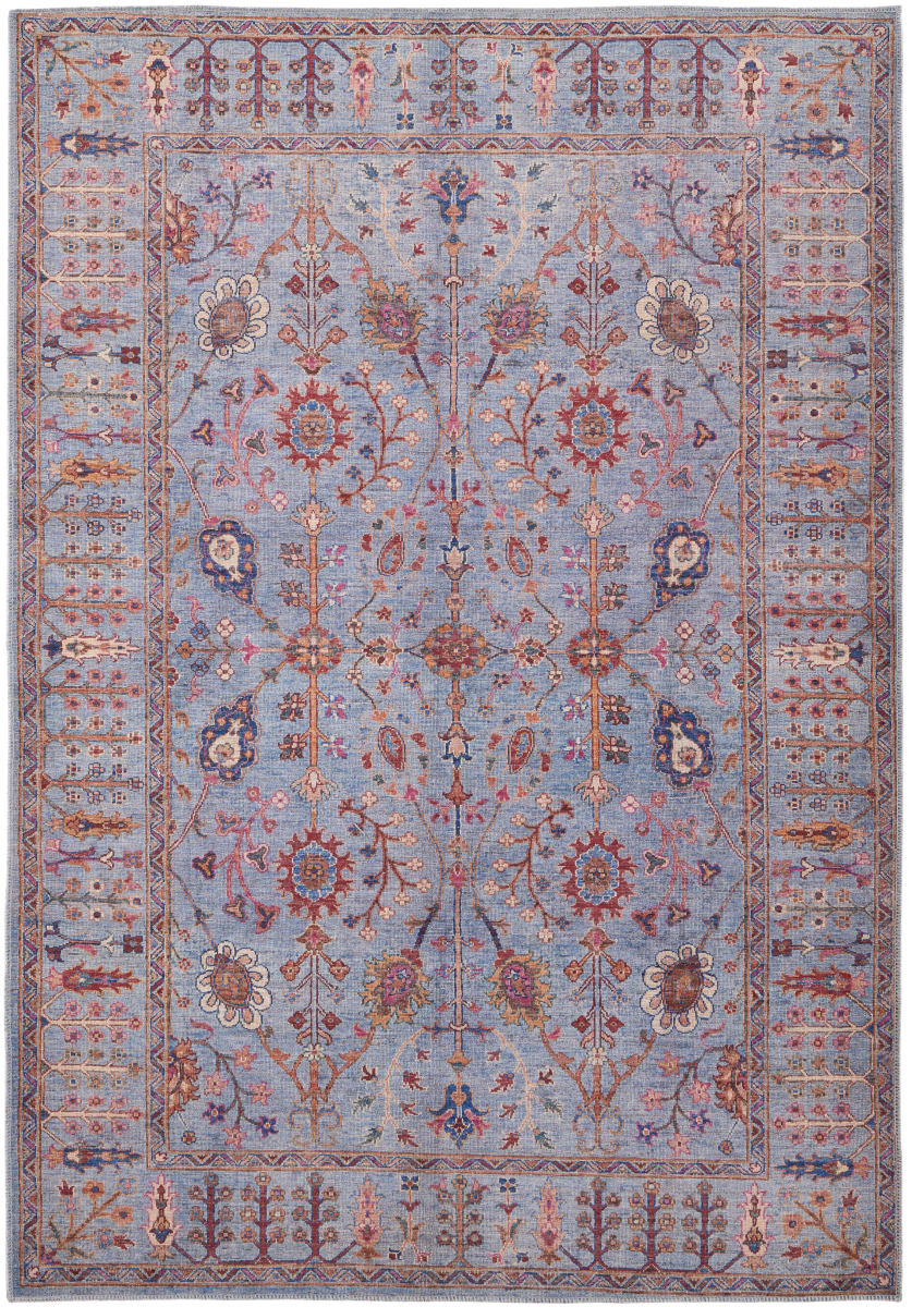 Feizy Rawlins 39hef Light Blue Multi Rug Studio