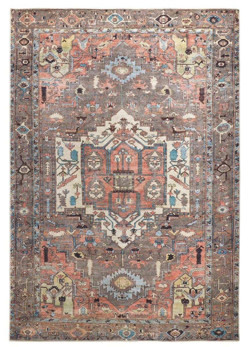 Feizy Percy 39AJF Gray - Multi | Rug Studio