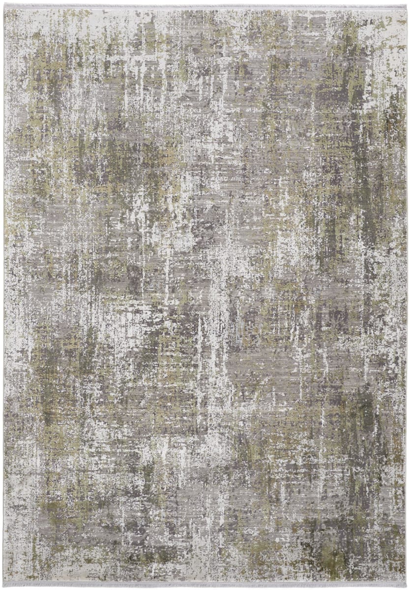 Feizy Cadiz 39fxf Green Gray Rug Studio