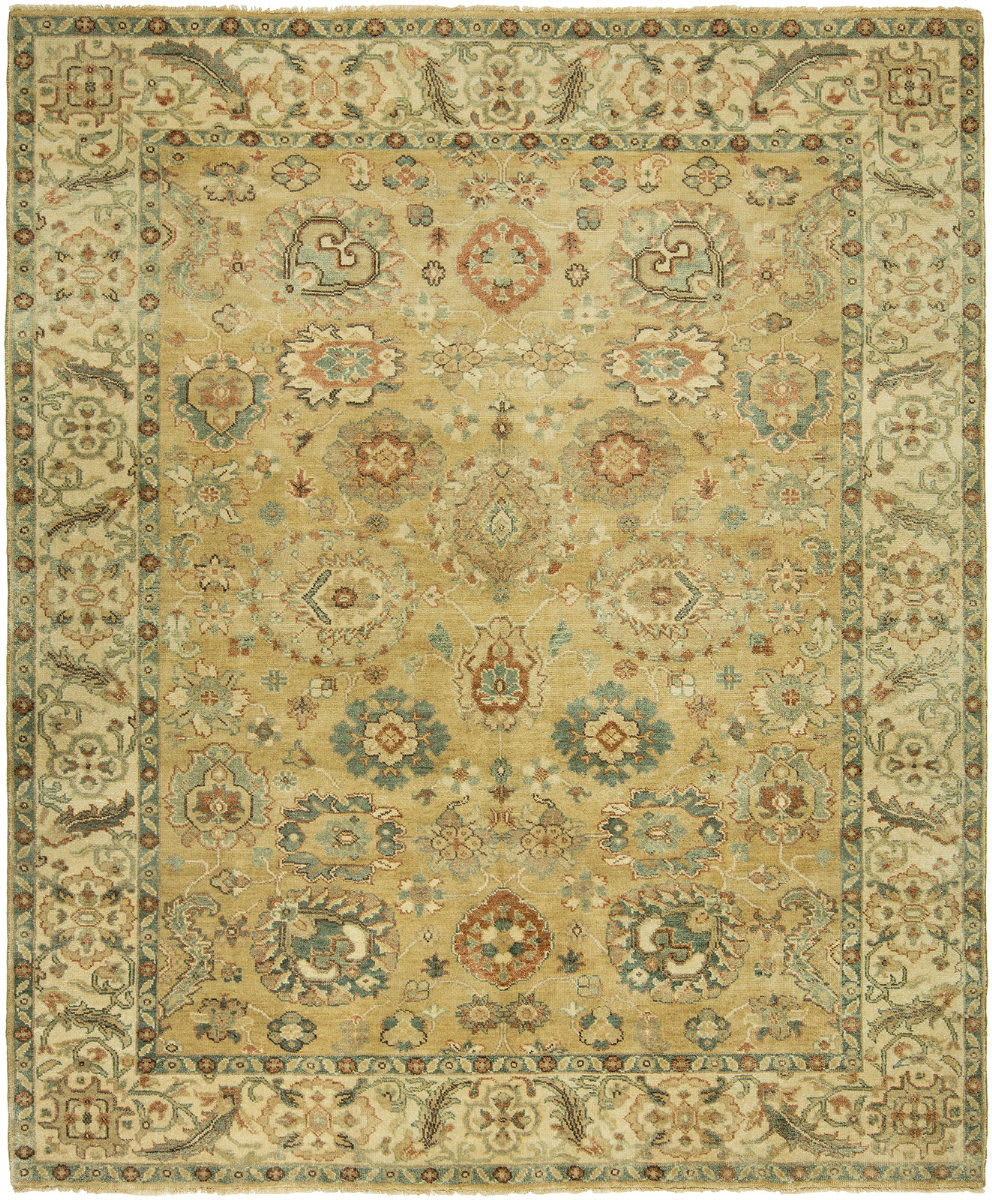 HRI Centennial Cn-03 Gold - Ivory | Rug Studio