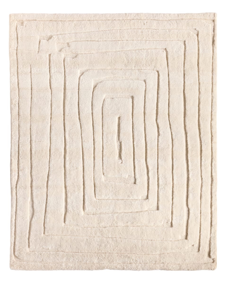 Ameln Kenji Ame01 White | Rug Studio