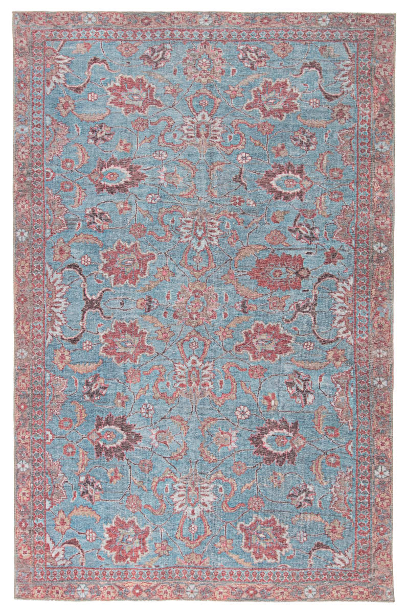Jaipur Living Kindred Knd02 Ravinia Blue Pink Rug Studio