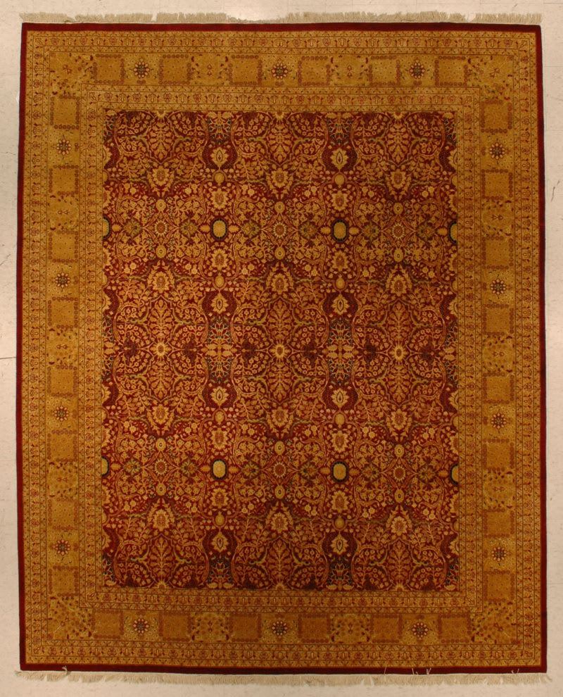 J Aziz Haj Jalili V1603 Maroon Gold Last Chance Rug Studio