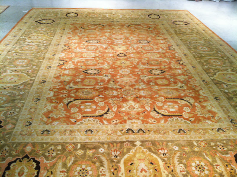 J Aziz Haj Jalili V1678 BROWN OLIVE Last Chance Rug Studio